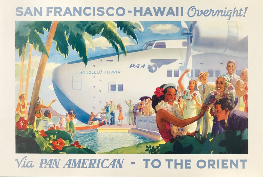Flying boats, yes they were a thing too.