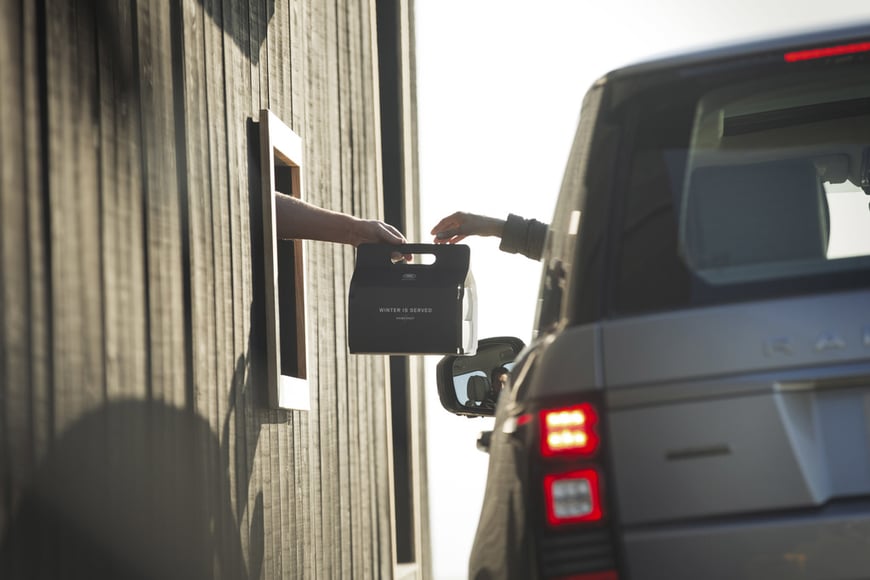 Land Rover fine dining drive-through pop up restaurant with chef Simon Rogan (3)