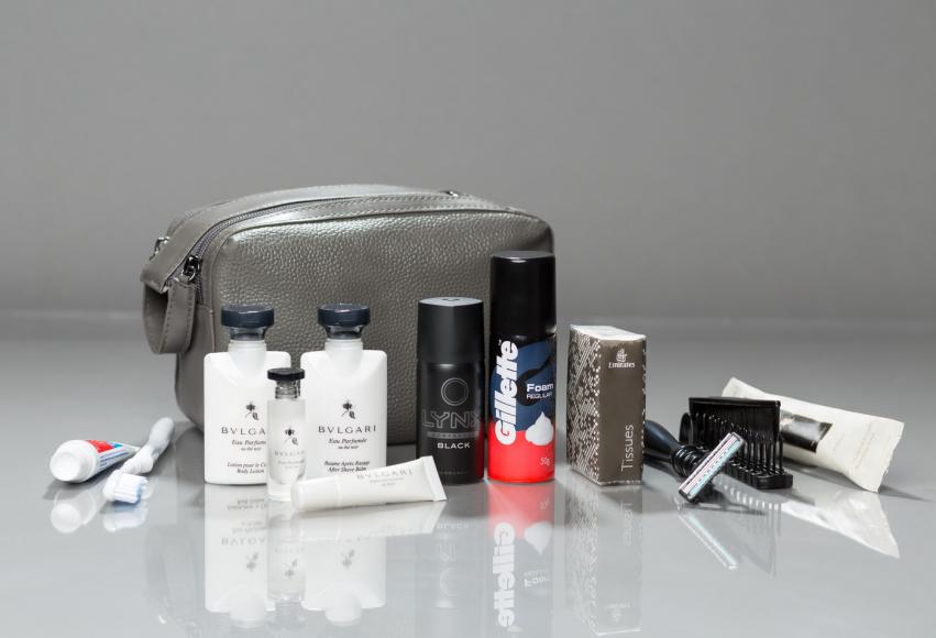 Emirates First class gets a new Bvlgari amenity kit and