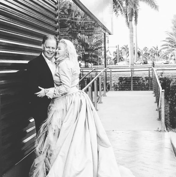 married-in-a-porsche-showroom