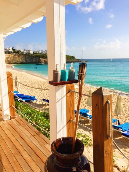 Sun tan lotion, after sun lotion and kids lotion are available at the beach bar
