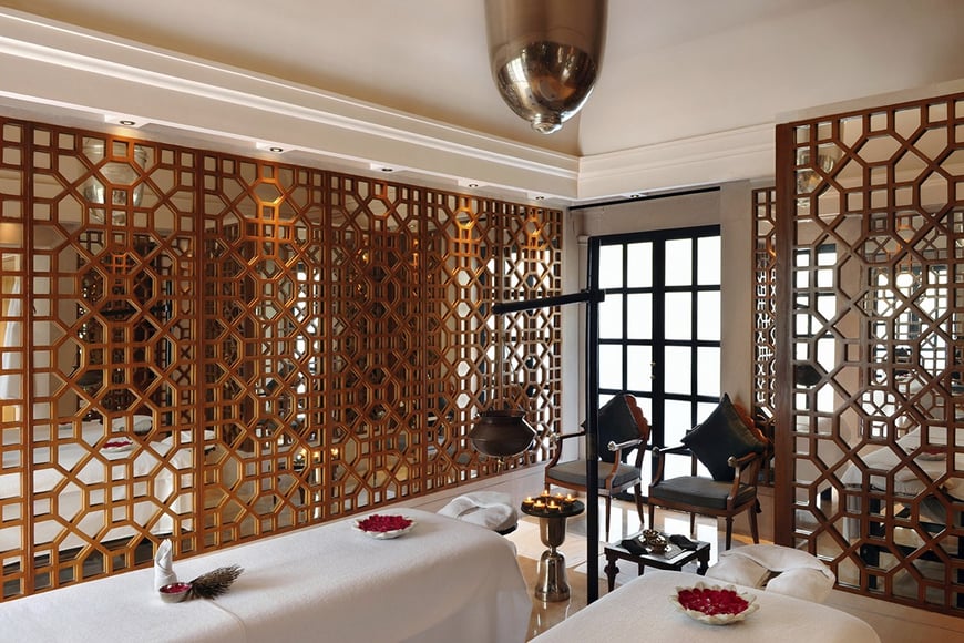 Spa treatment room