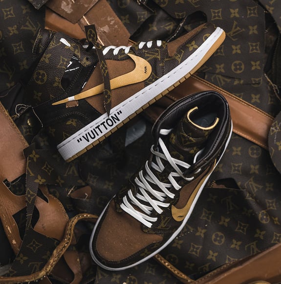 These $4000 Louis Vuitton x Virgil Abloh inspired sneakers are
