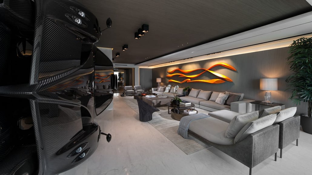 Miami condo Pagani Zonda R room divider (5)