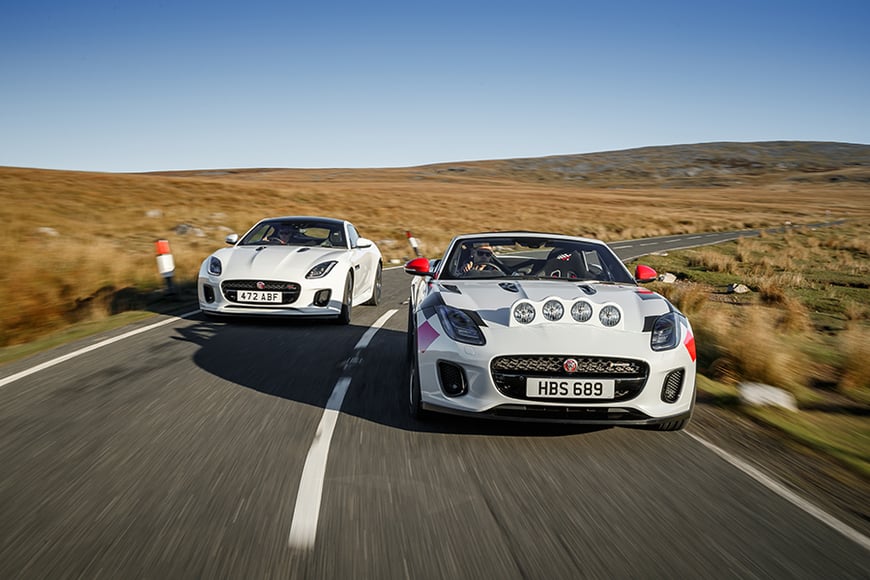 Jaguar-Ftype-ralley-car