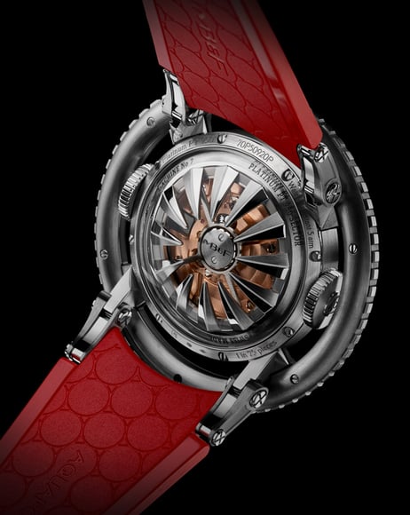 MB&F HM7 Aquapod Platinum Red watch (2)