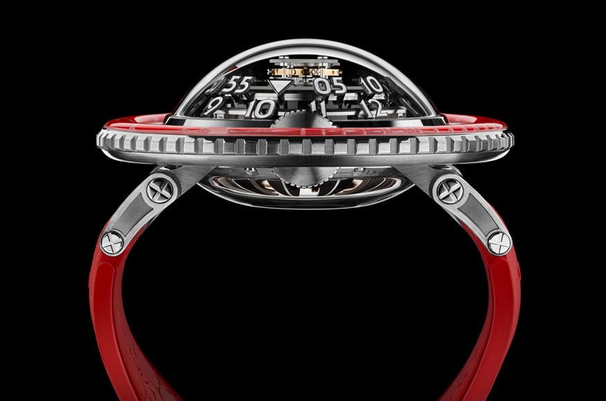 MB&F HM7 Aquapod Platinum Red watch (3)