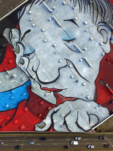 worlds largest street mural paris (3)