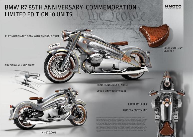 This art deco inspired limited edition BMW motorcycle is finished