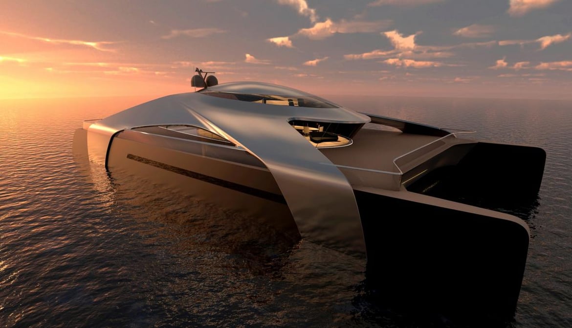 Powered by hydrogen and quiet as a ninja - This 180 feet long catamaran ...