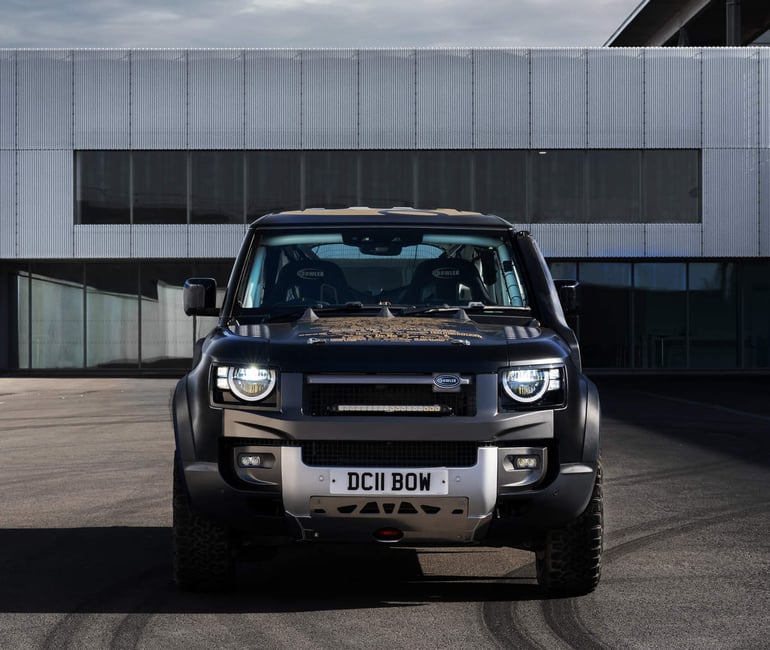 Land Rover has built a one-off Defender 90 rally car to celebrate the ...