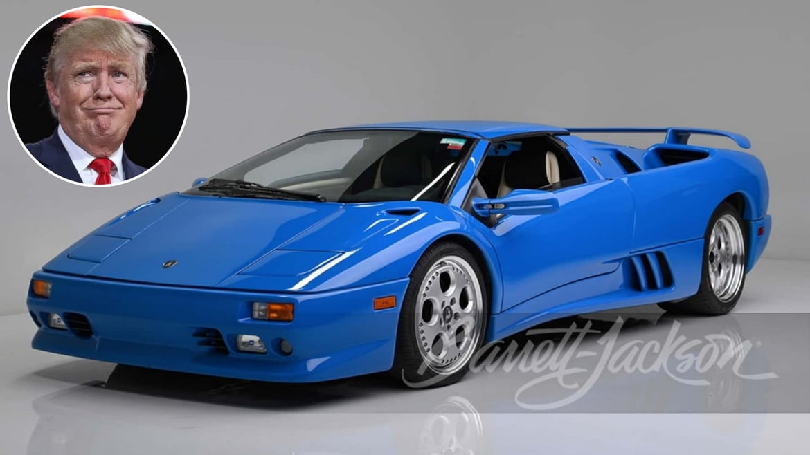 ジャン・デヴィッドソン 東京1991年 セリグラフ280/300 FIRST LOOK - Donald J. Trump's 1997 Lamborghini Diablo VT