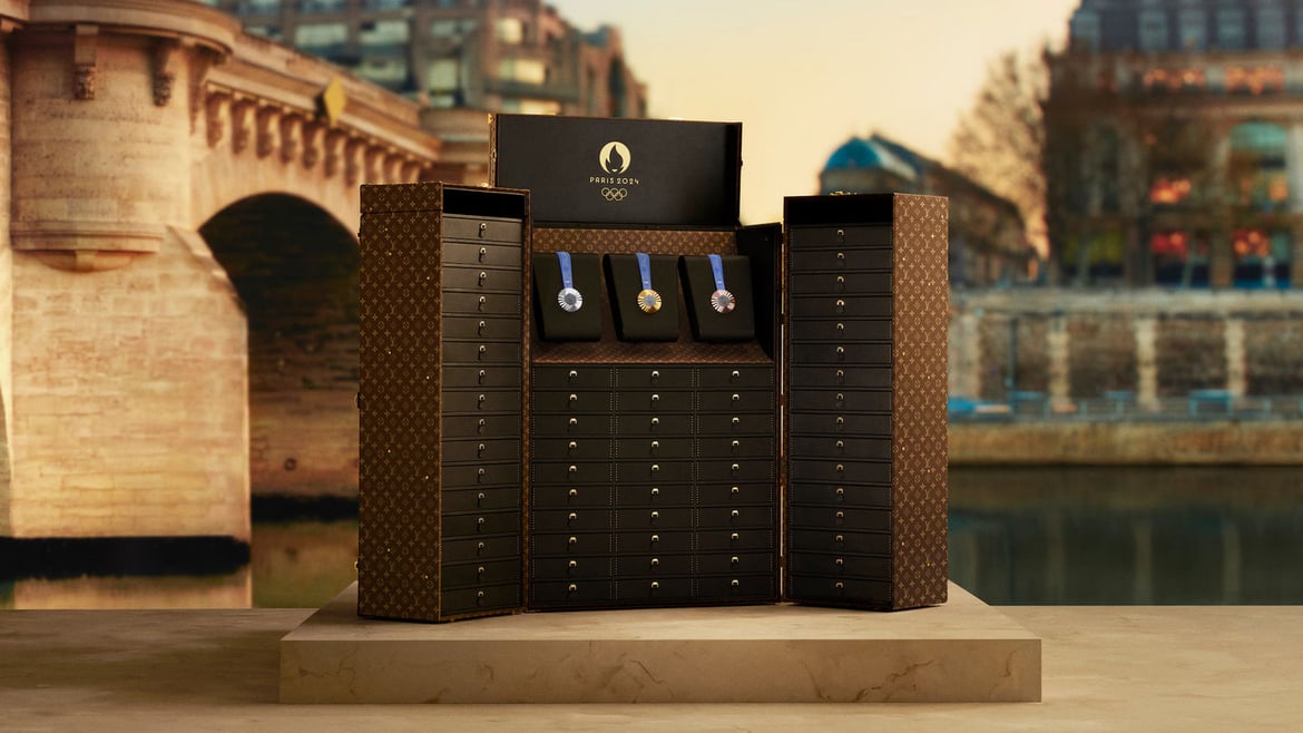 Take a look at the bespoke Louis Vuitton medal trunks, crafted for the ...