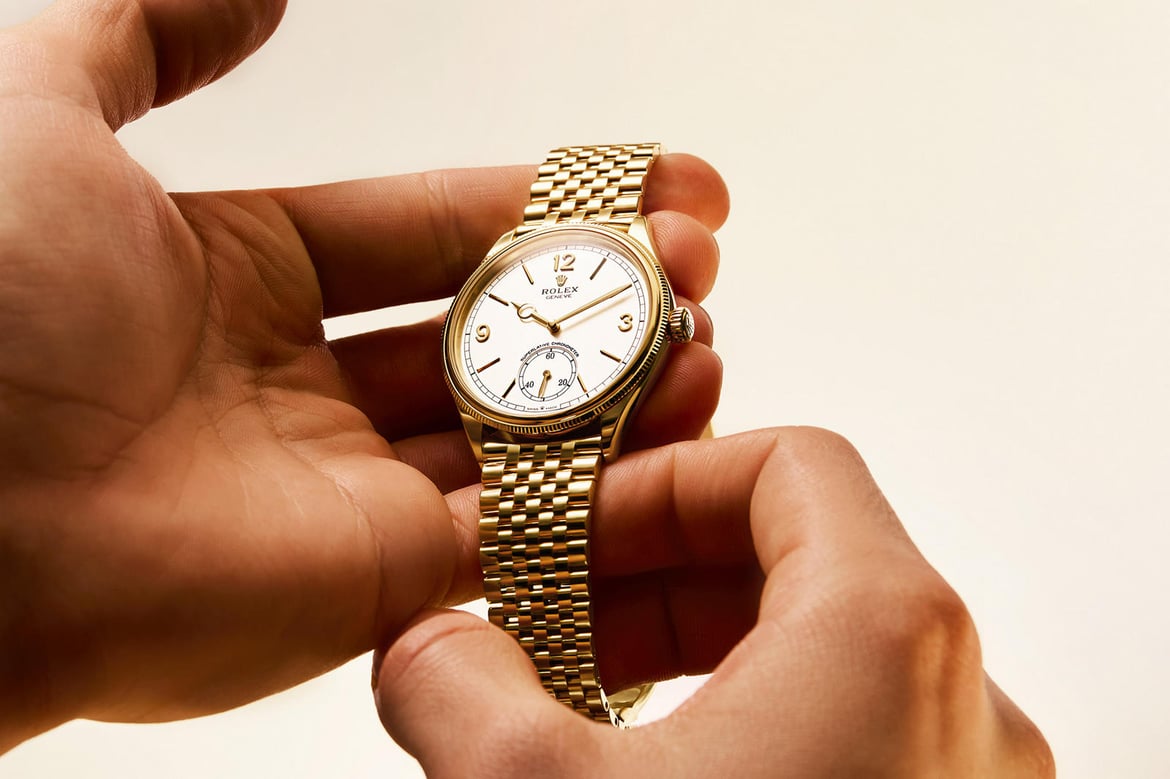 Rolex pushes the boundaries of luxury dress watches with the new Perpetual 1908 in yellow gold on the Settimo bracelet - Luxurylaunches Rolex pushes the boundaries of luxury dress watches with the new Perpetual 1908 in yellow gold on the Settimo bracelet - Luxurylaunches