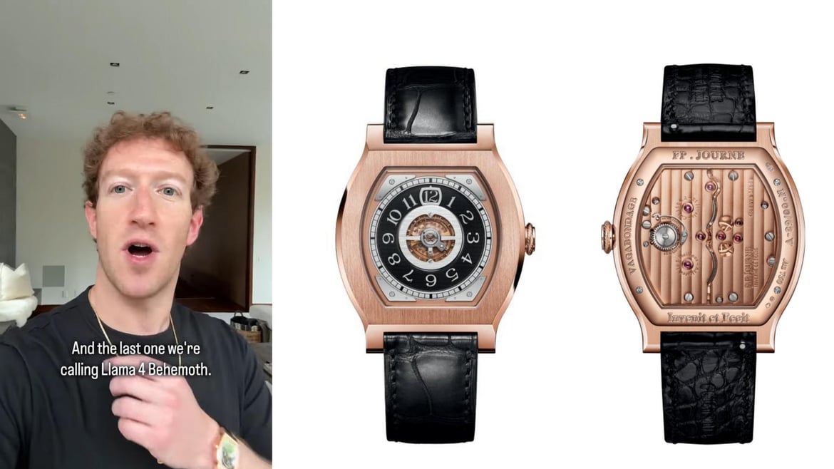 Mark Zuckerberg flexes a rare $700,000 F.P. Journe watch while