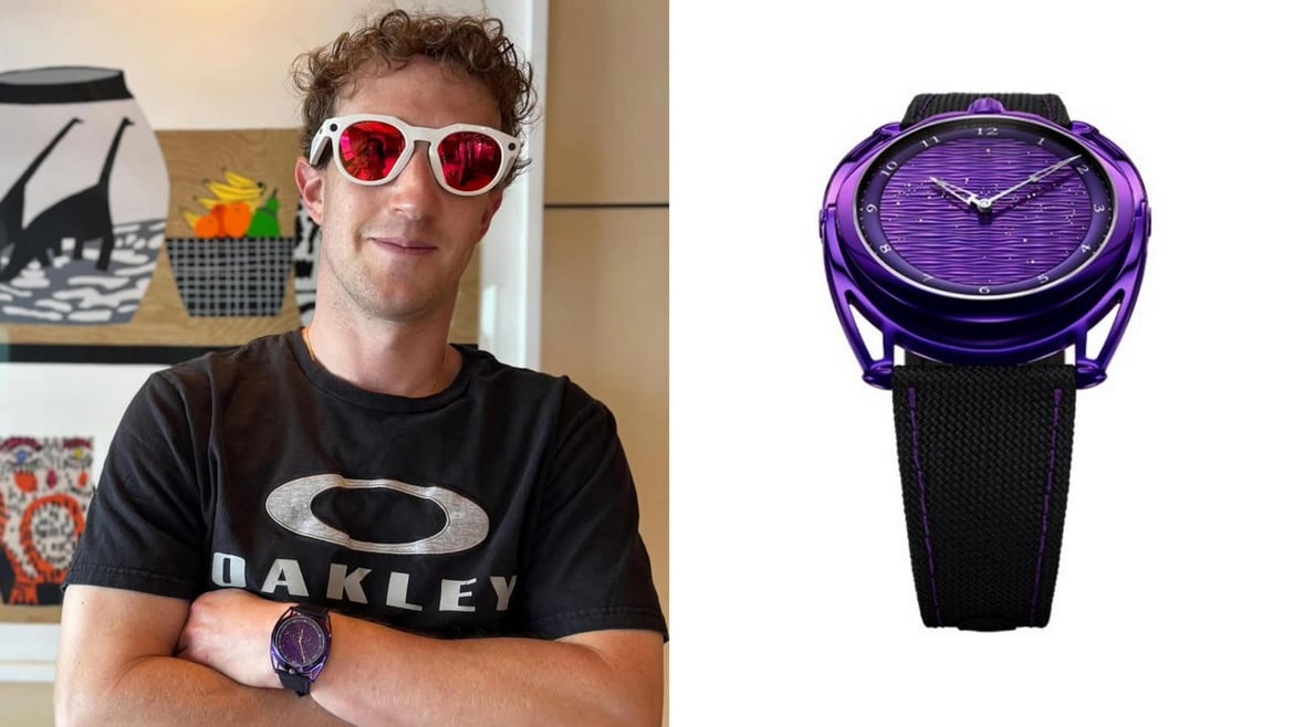 Mark Zuckerberg made the bold choice to wear a $100,000 Purple
