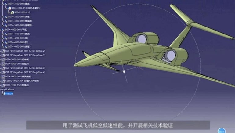 China Mach 2 private jet
