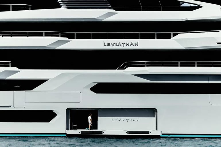 leviathan superyacht refueling