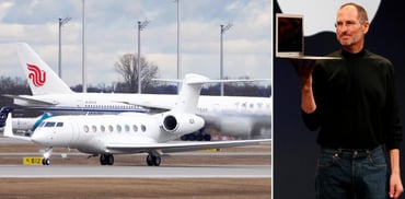 steve jobs jet sold
