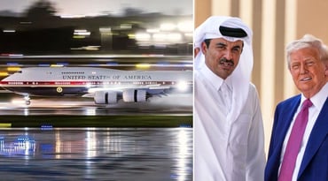 Sheikh Tamim and Donald Trump