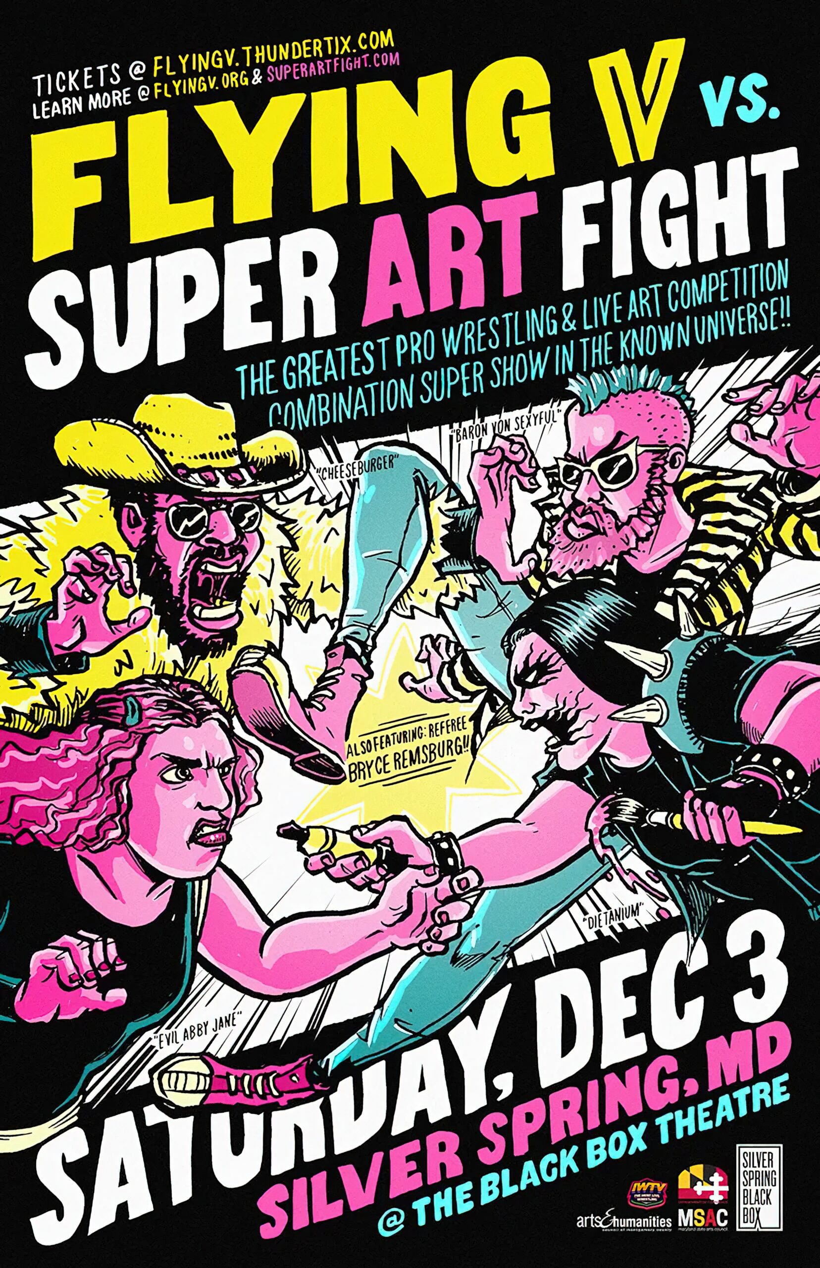 Flying V to Present “Flying V vs. Super Art Fight” at Silver Spring ...