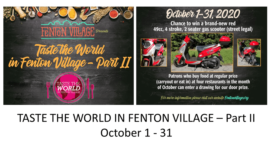 Taste The World Fenton Village Returns for October