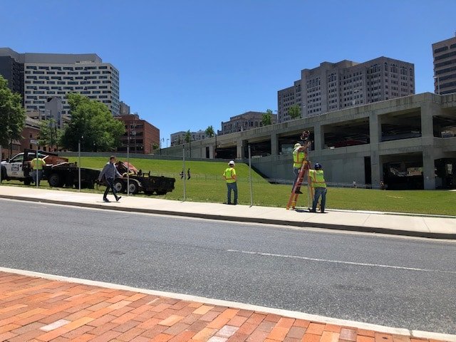 Dejá Vu for Silver Spring Commuters as Fencing is Installed