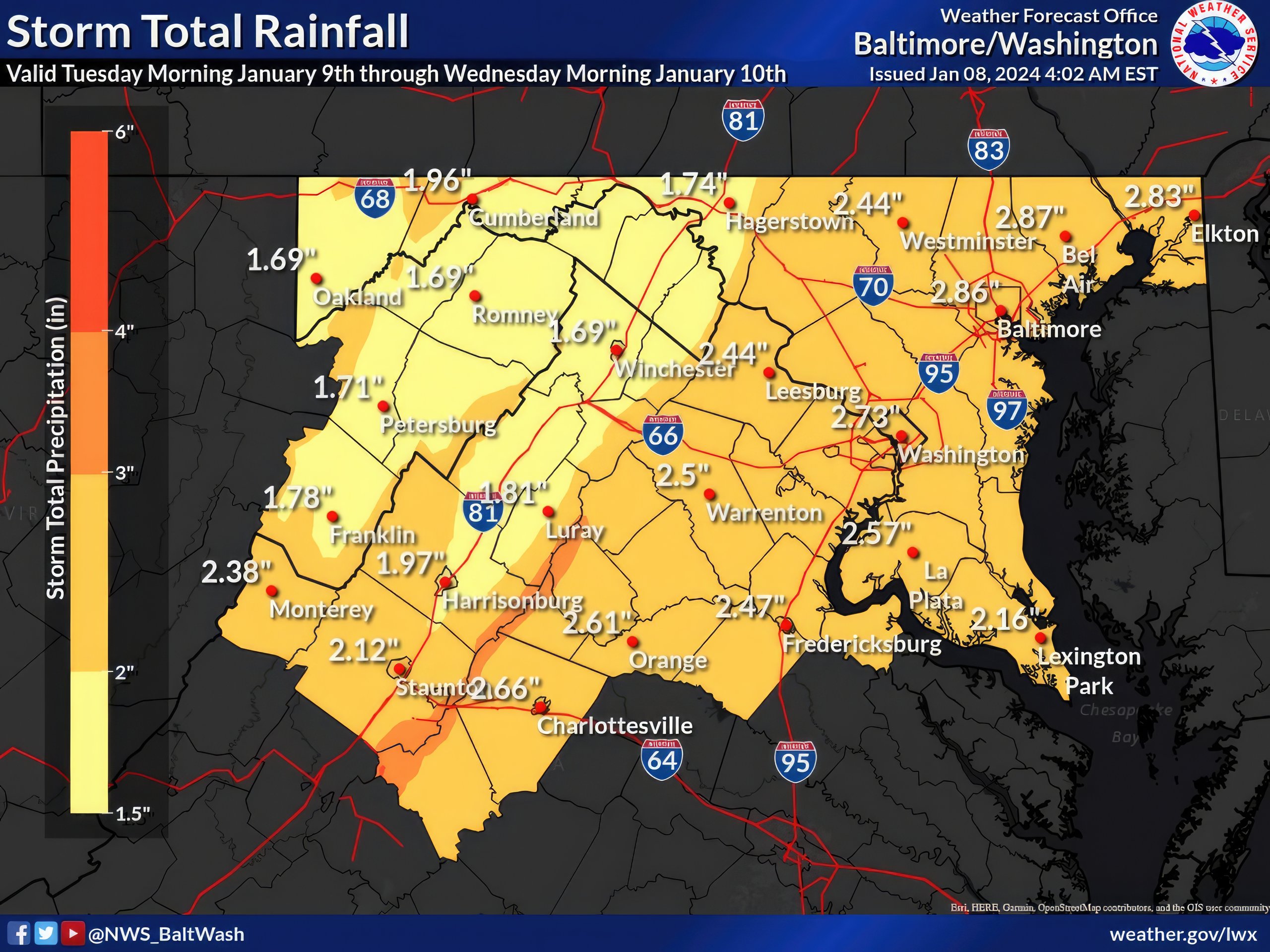 National Weather Service Warns of ‘Impactful Storm System’ Set to Hit