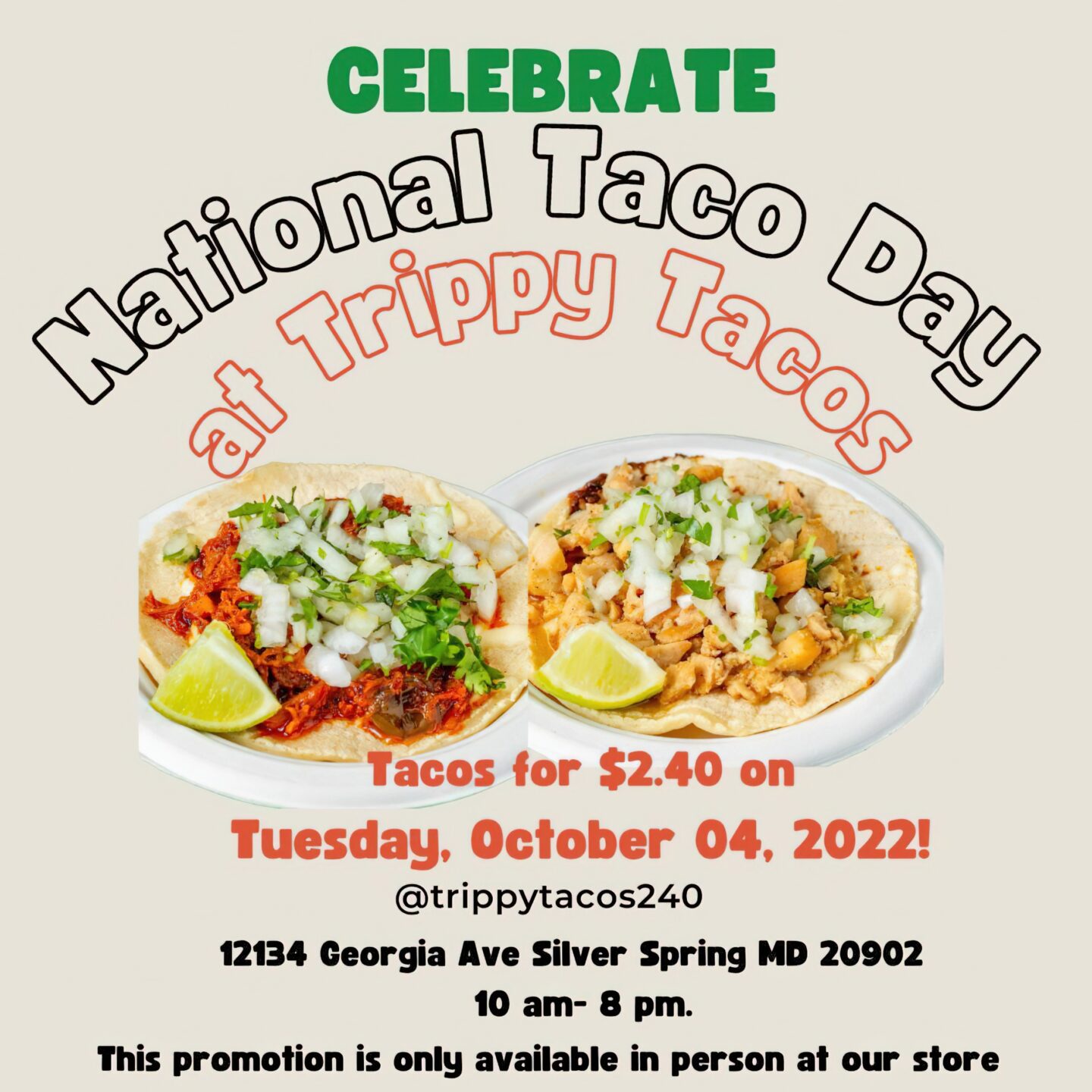 Trippy Tacos to Offer 2.40 Tacos for National Taco Day Source of the