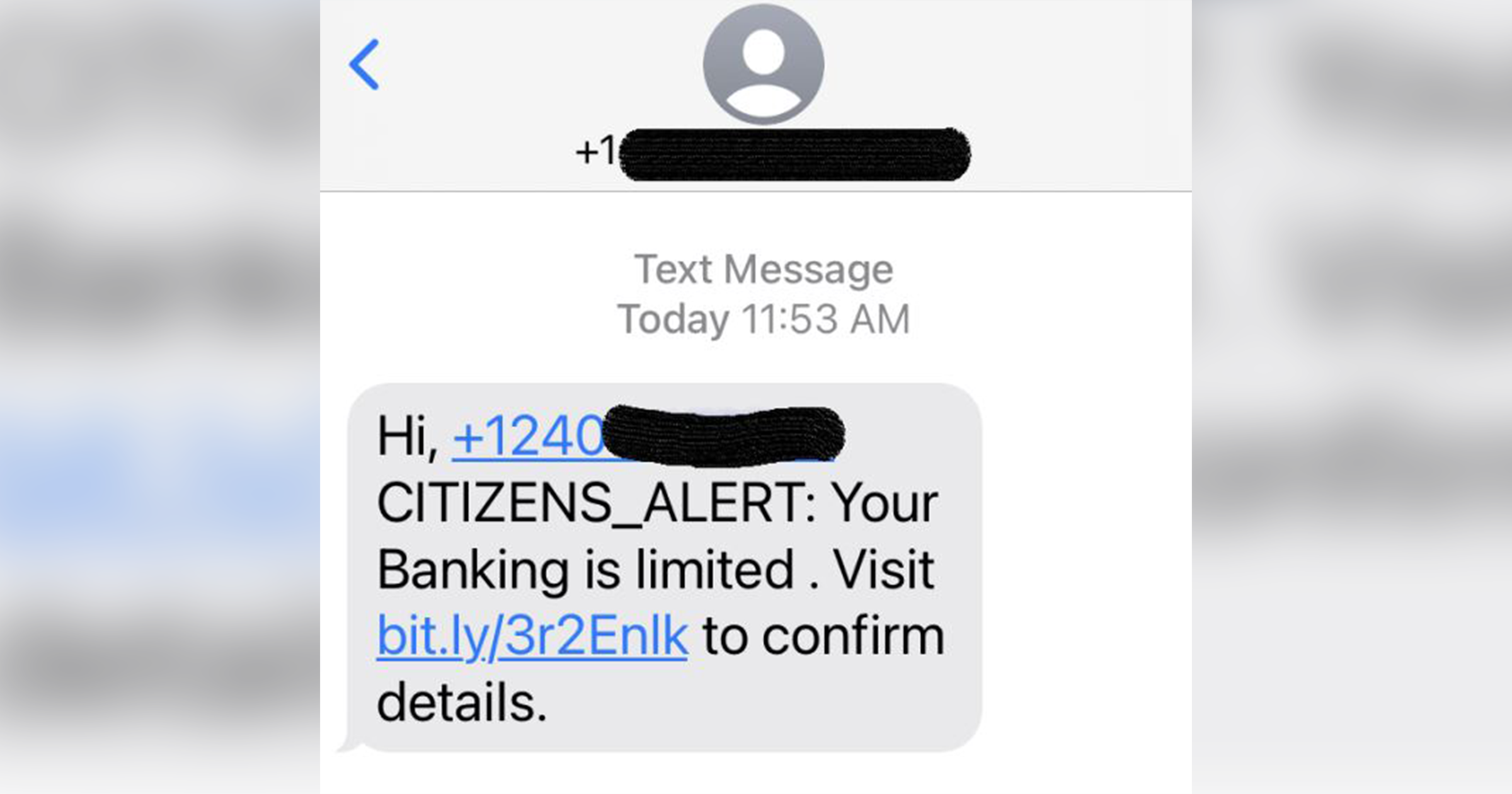Police Warn of Bank Texting Scam | Source of the Spring