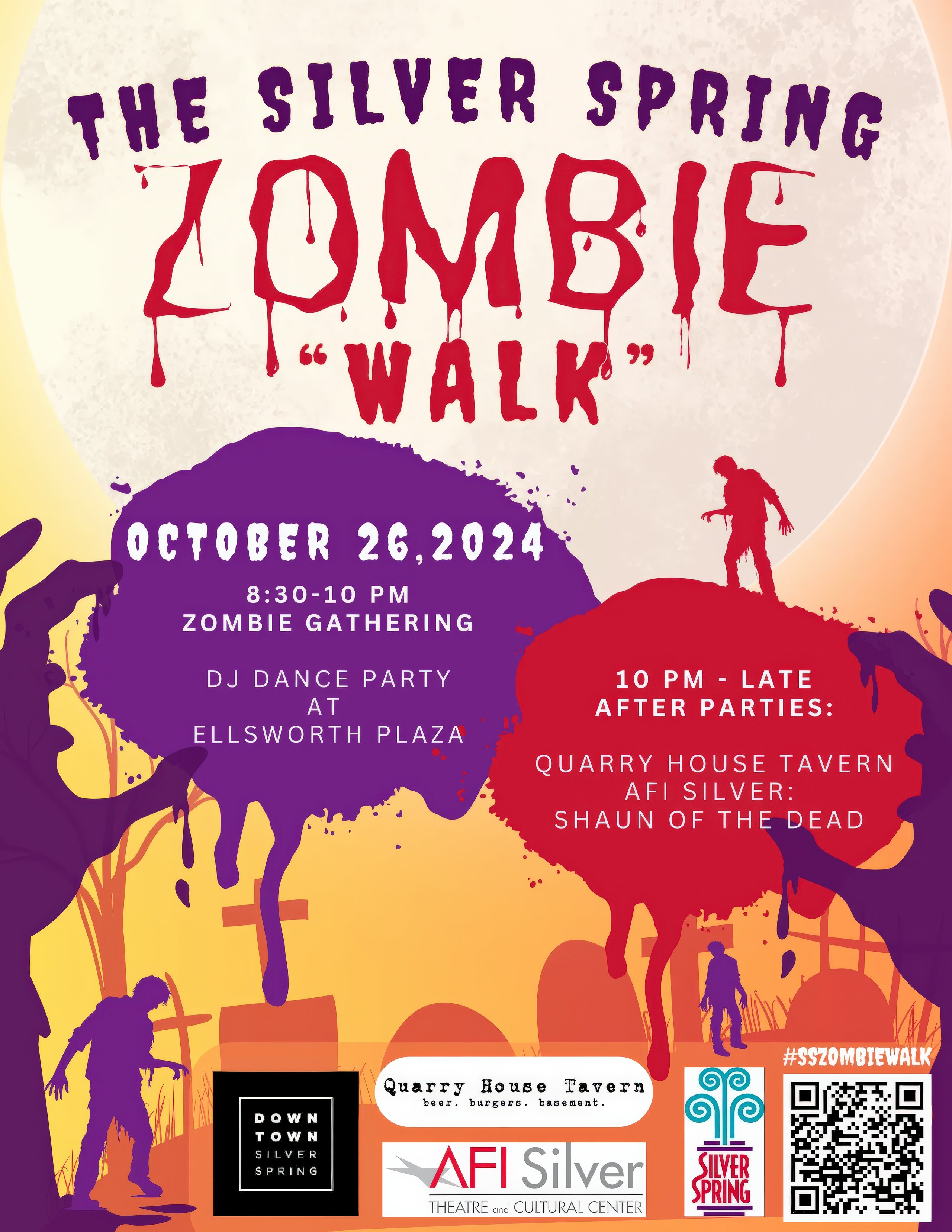 Downtown Silver Spring Gears Up for ZombieThemed Dance Party and Movie
