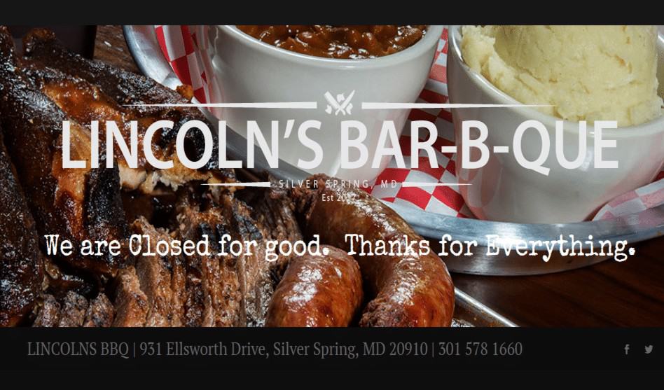 Lincoln's Bar-B-Que Has Closed