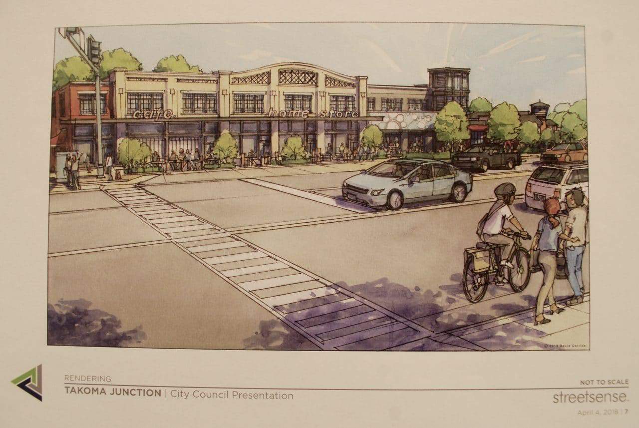 Takoma Junction draft redevelopment plan presented to residents