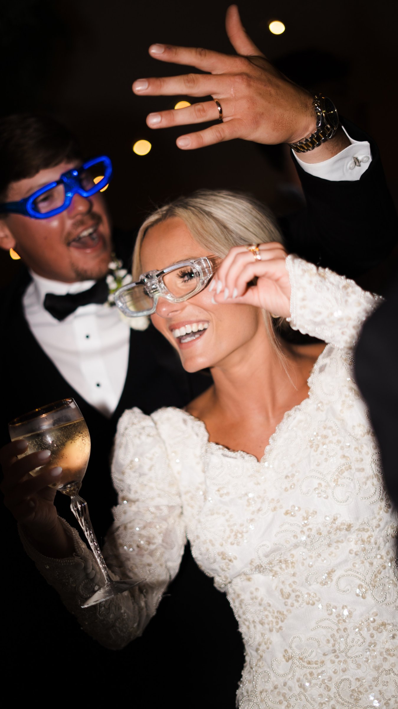 Alex & Lee Davis: On the dance floor.