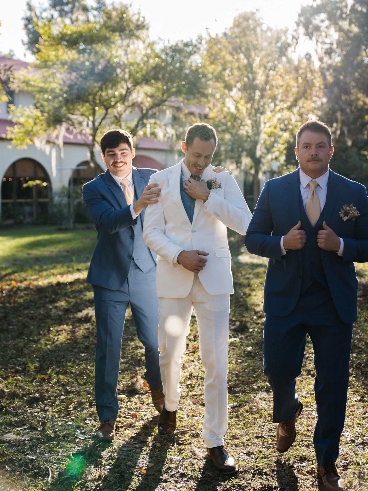 Cassidy & Jeffrey Glass: Jeffrey and the groomsmen.