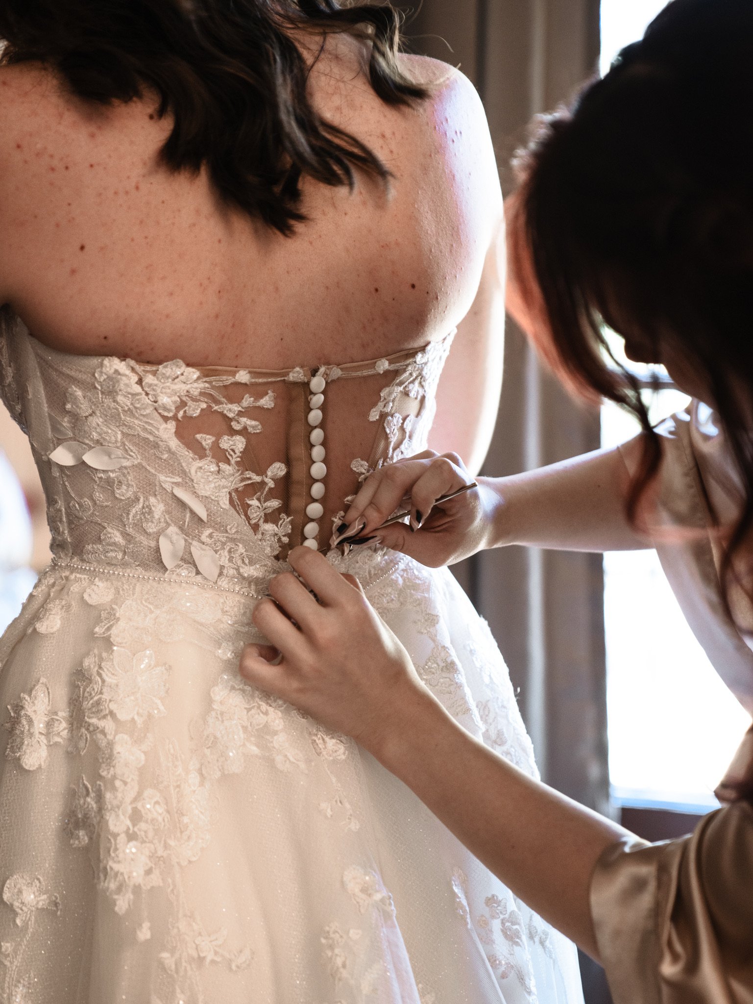Cassidy & Jeffrey Glass: The wedding morning.