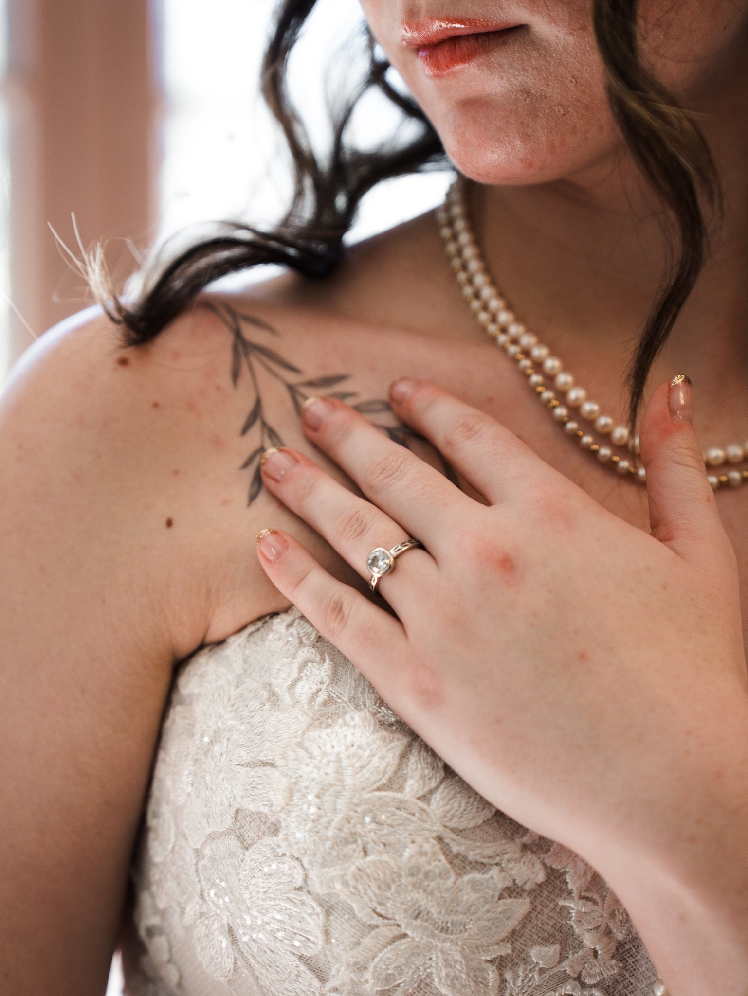 Cassidy & Jeffrey Glass: The wedding morning.
