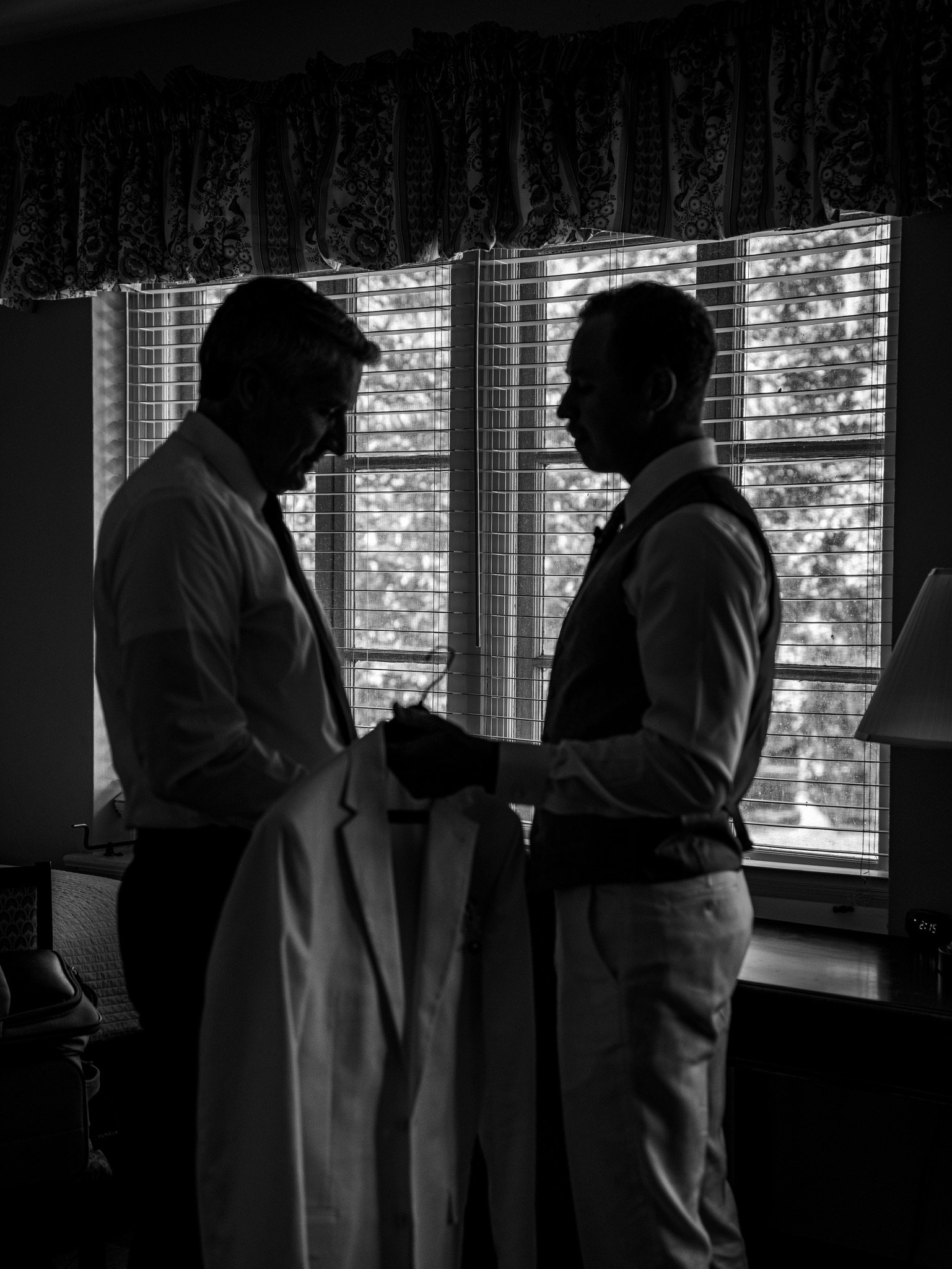 Cassidy & Jeffrey Glass: The wedding morning.