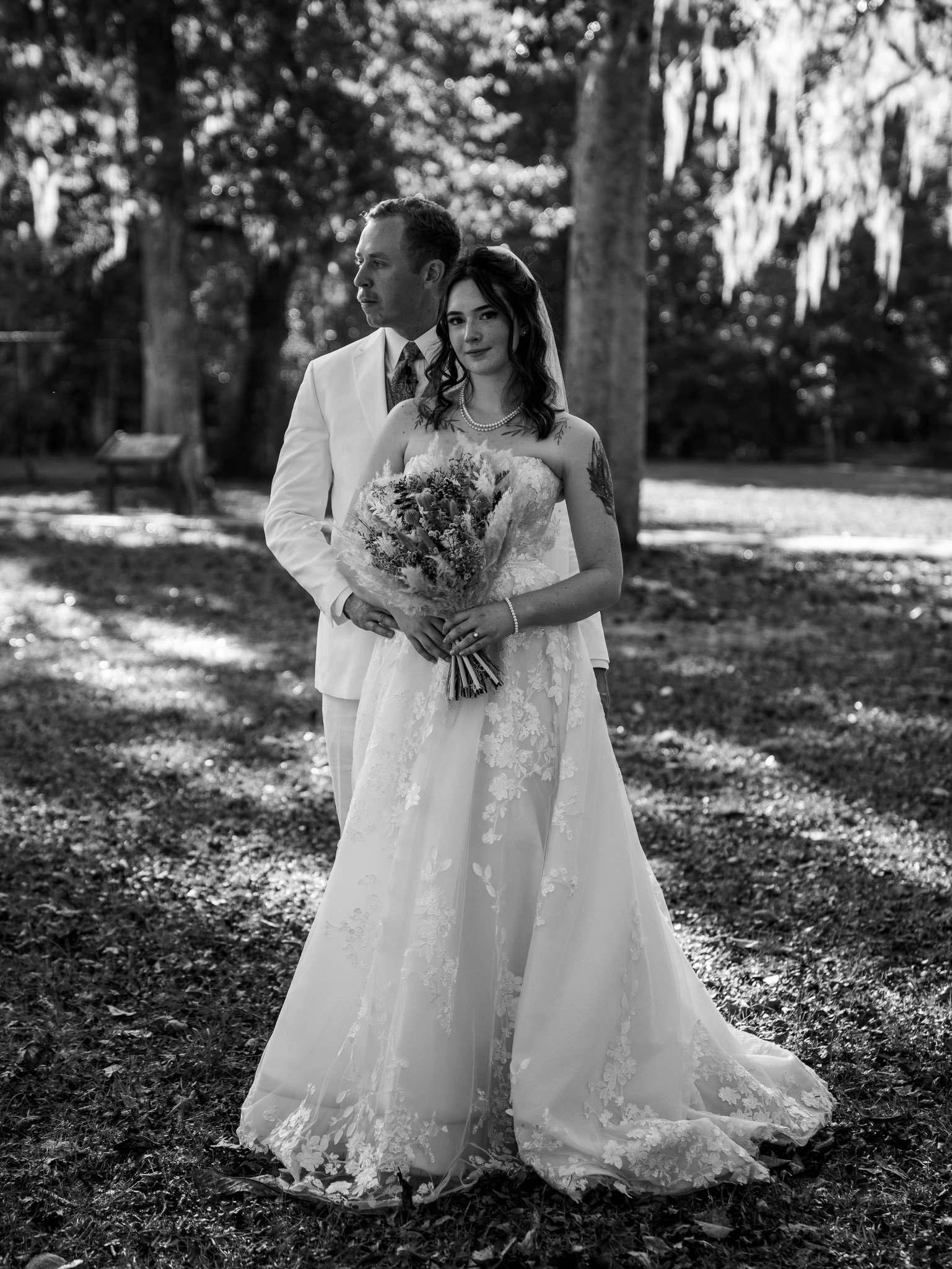 Cassidy & Jeffrey Glass: The wedding portraits.