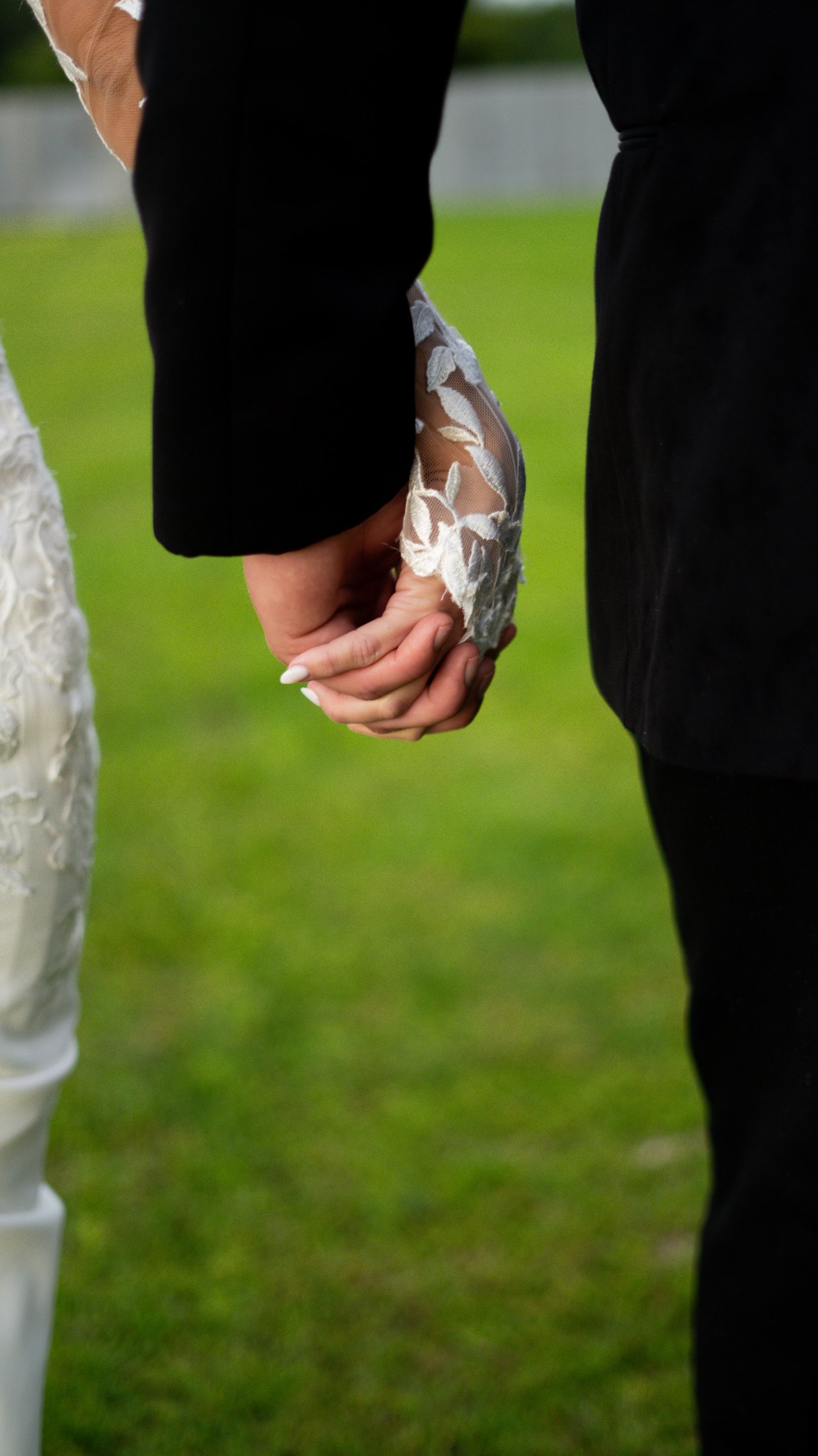 Alex & Lee Davis: The dress, flowers and handwritten words.