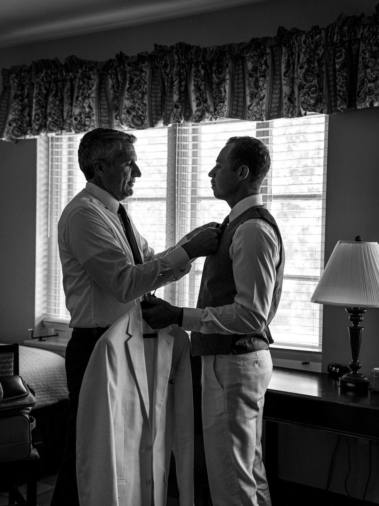 Cassidy & Jeffrey Glass: The wedding morning.
