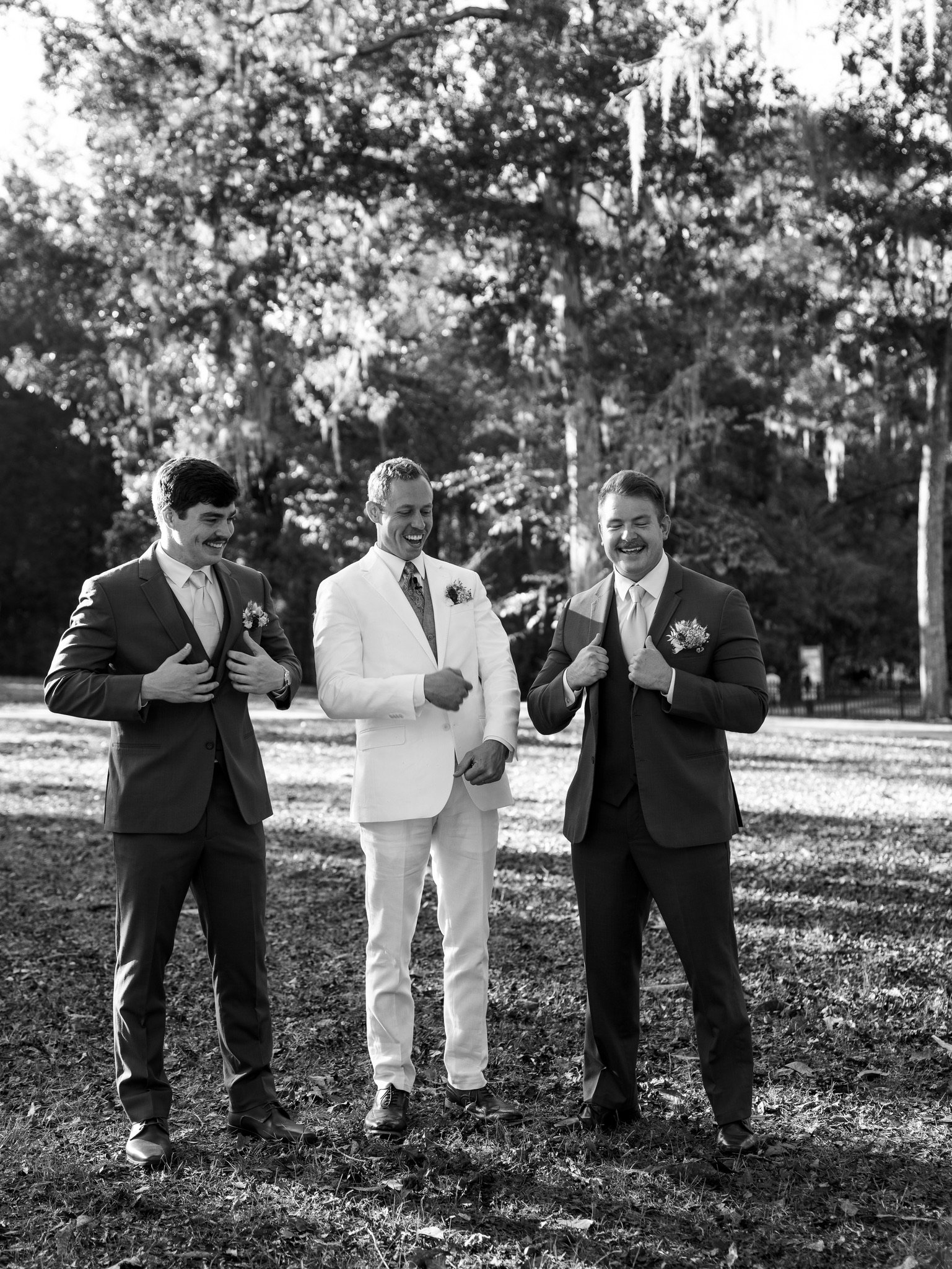 Cassidy & Jeffrey Glass: Jeffrey and the groomsmen.