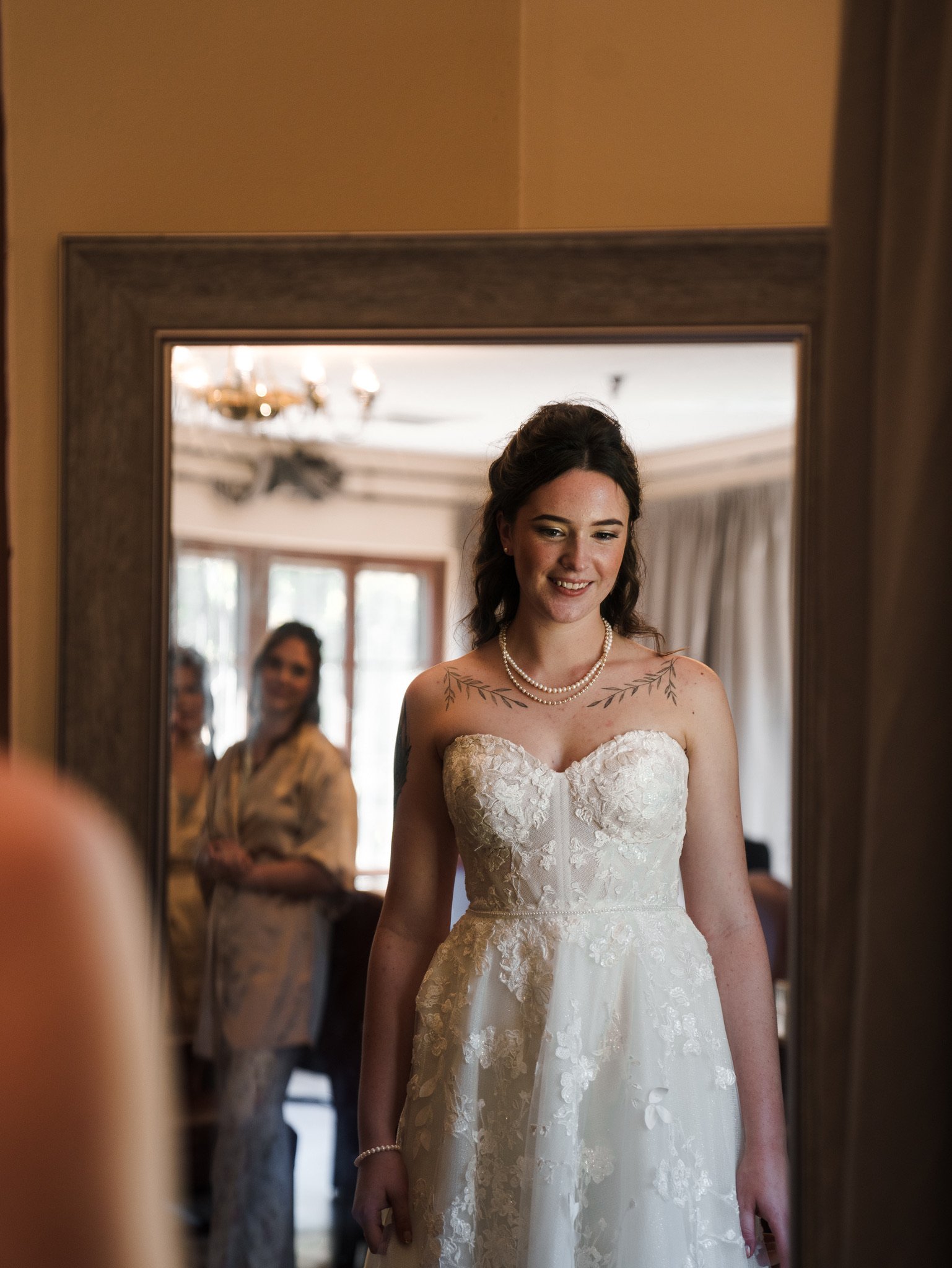 Cassidy & Jeffrey Glass: The wedding morning.