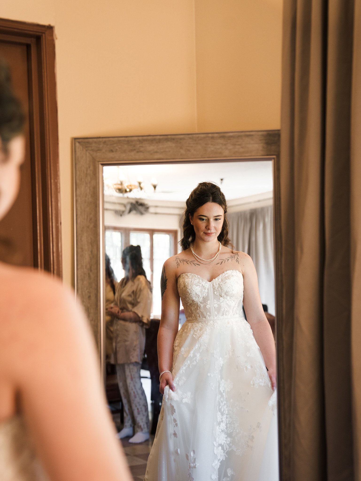 Cassidy & Jeffrey Glass: The wedding morning.