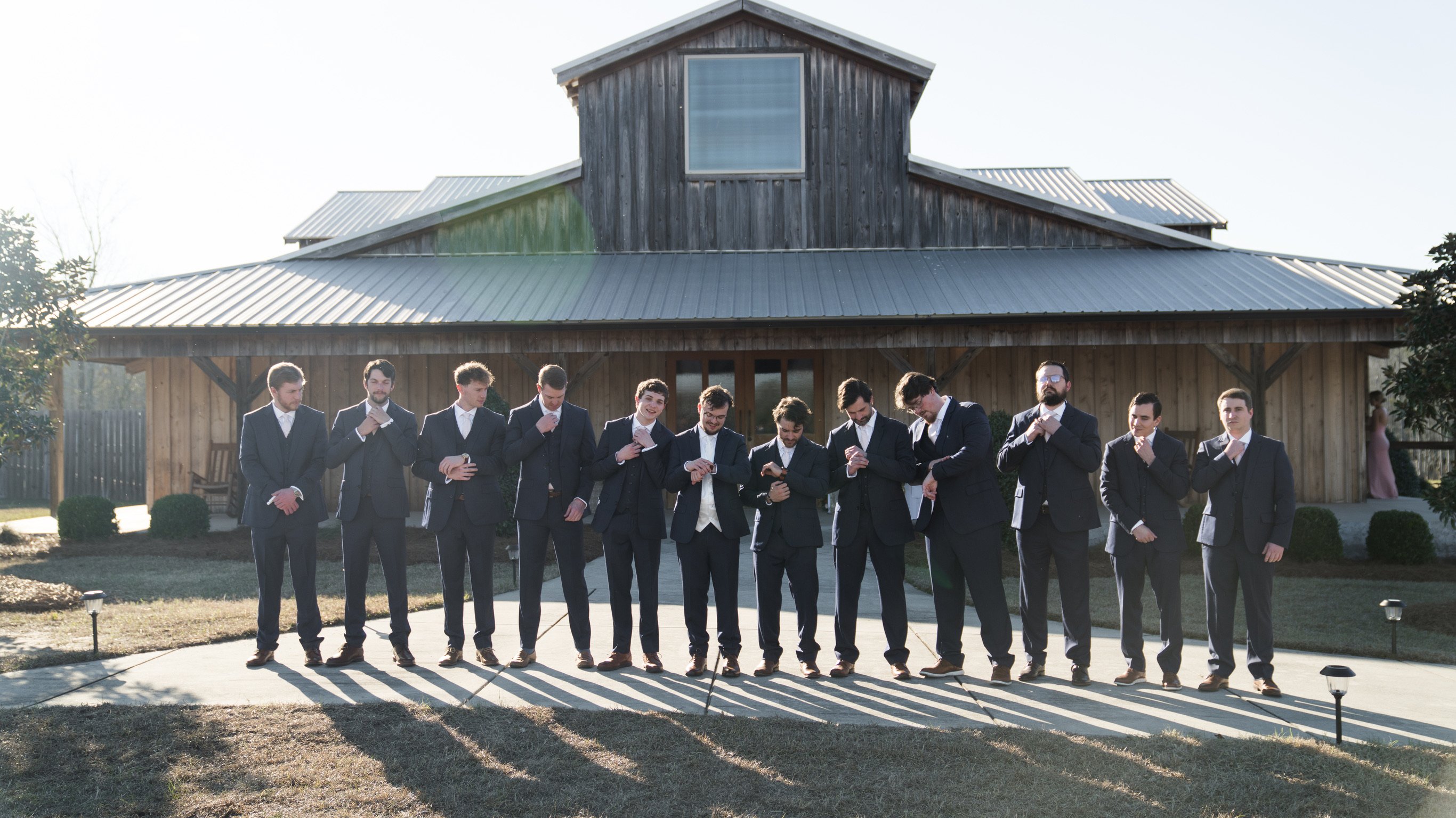 Claudia & Garrett Faulkner: The groomsmen.