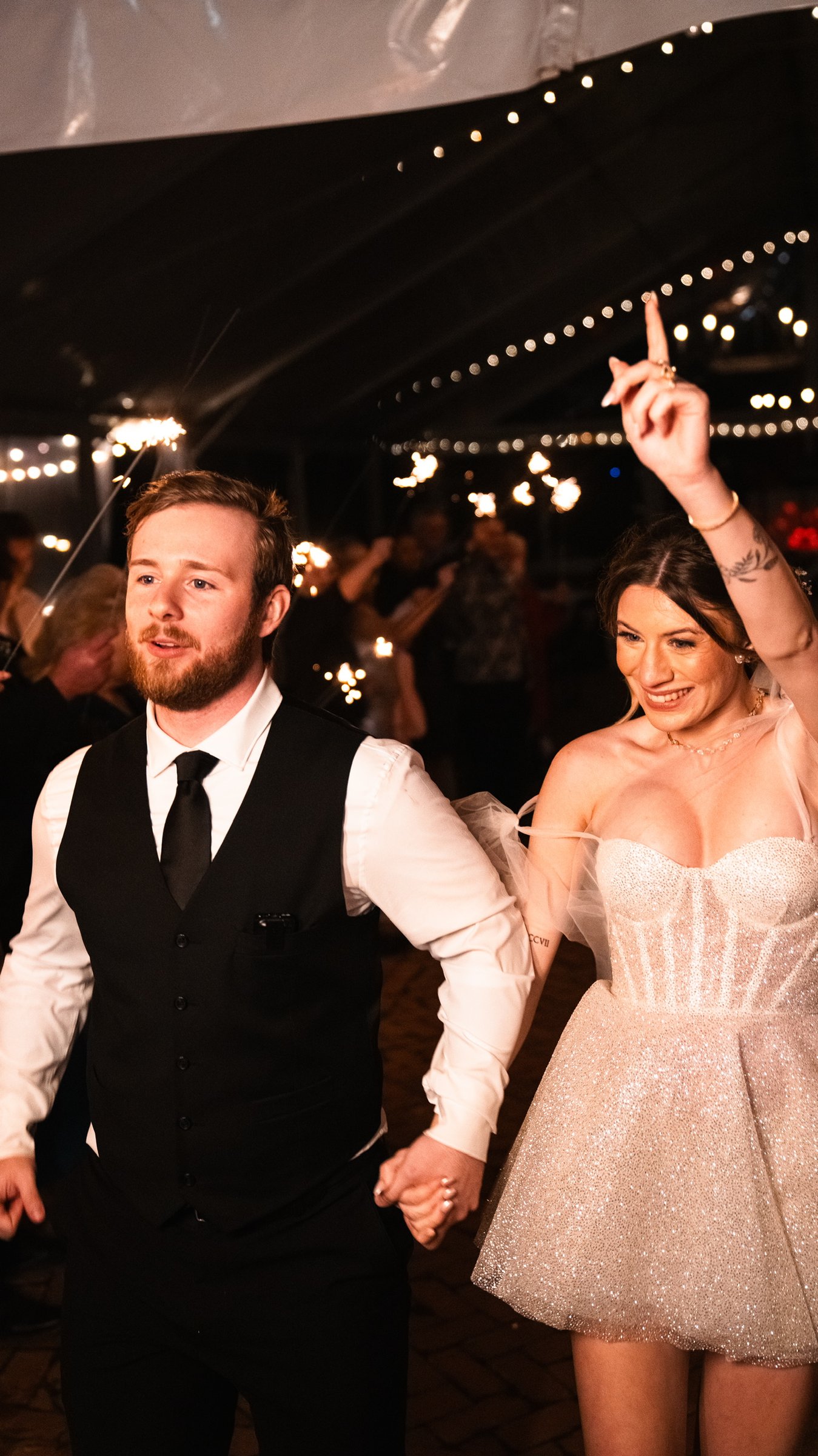 Raina & William Bertrand: The dancing and send-off.