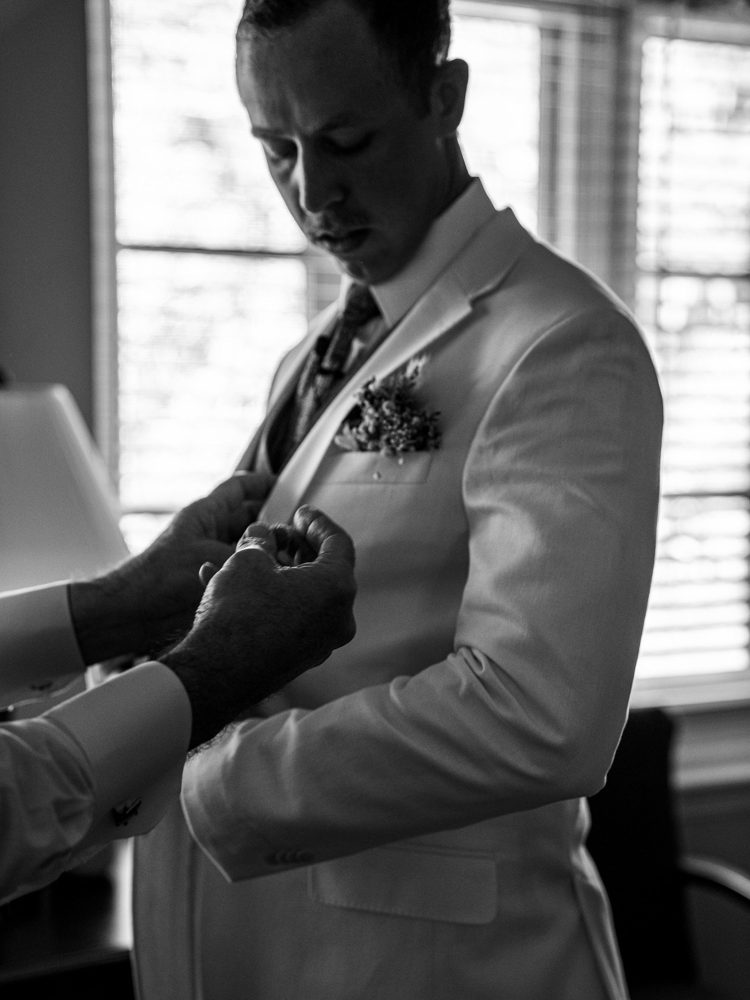 Cassidy & Jeffrey Glass: The wedding morning.