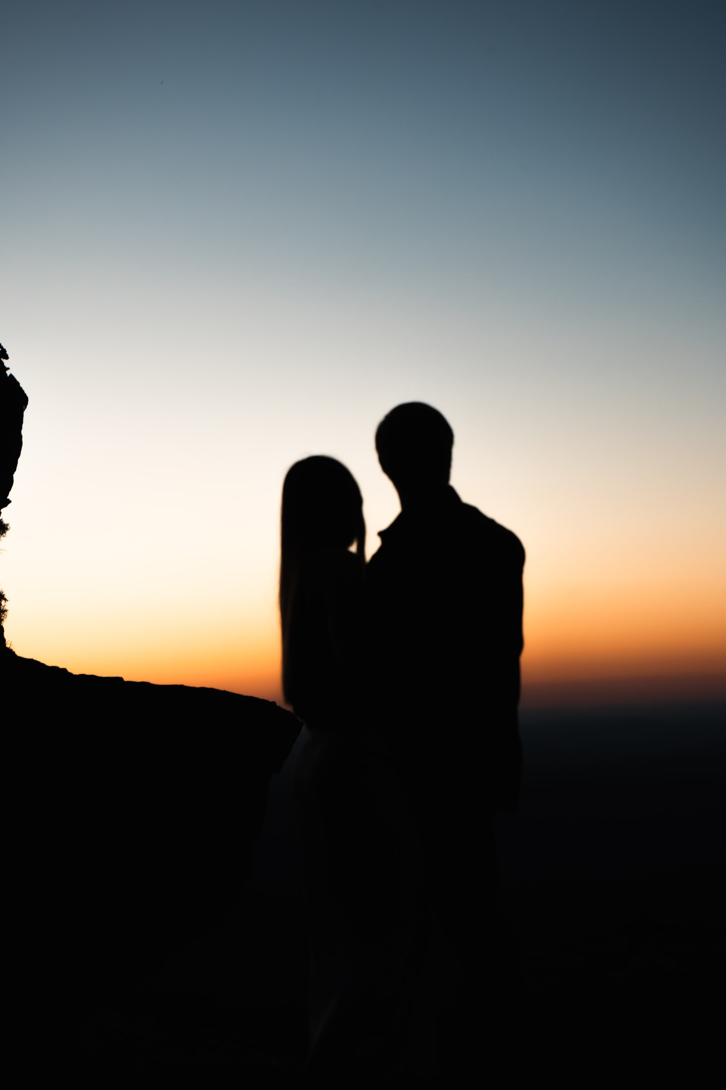 Raina & William Bertrand: The hike and engagement photographs.