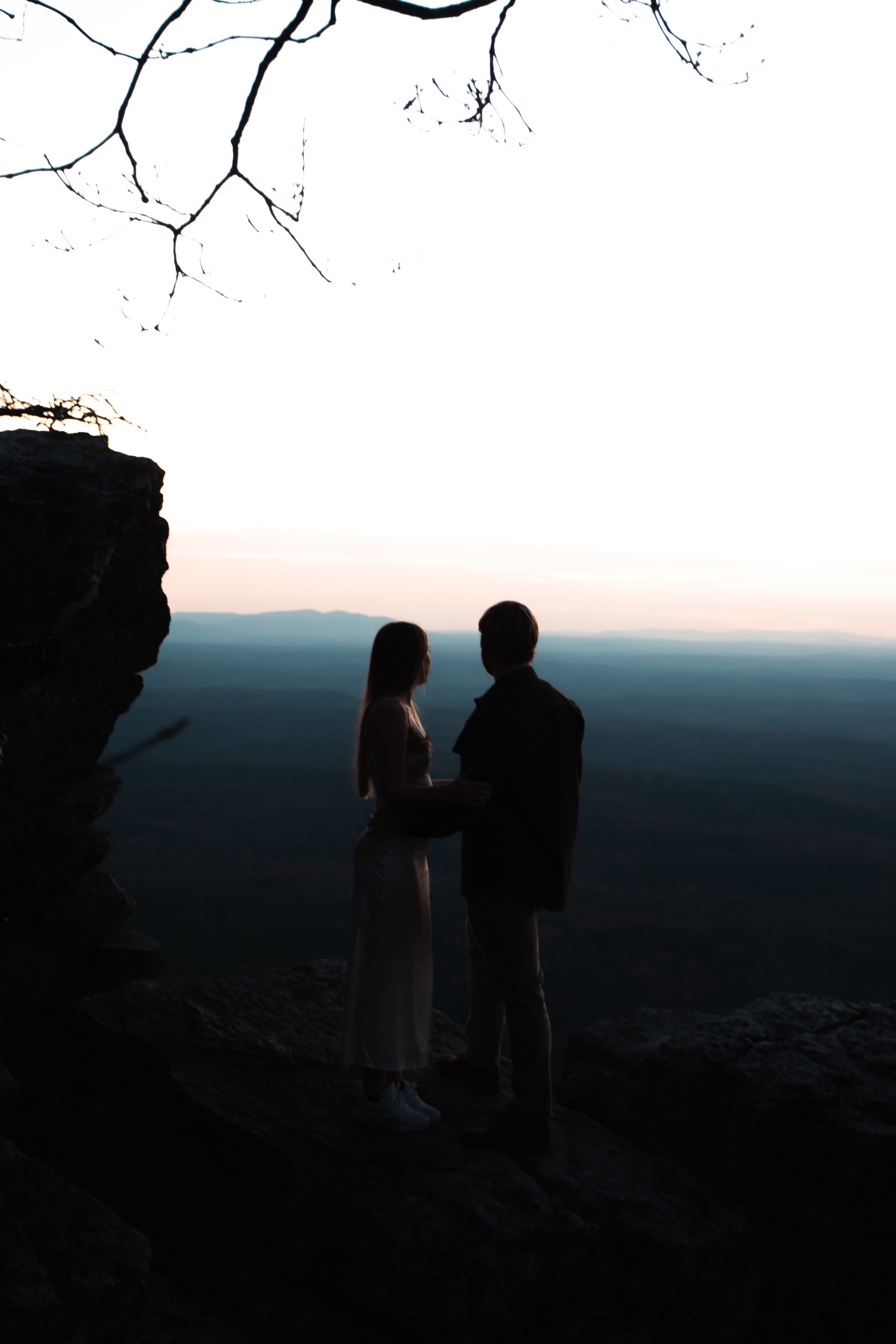 Raina & William Bertrand: The hike and engagement photographs.