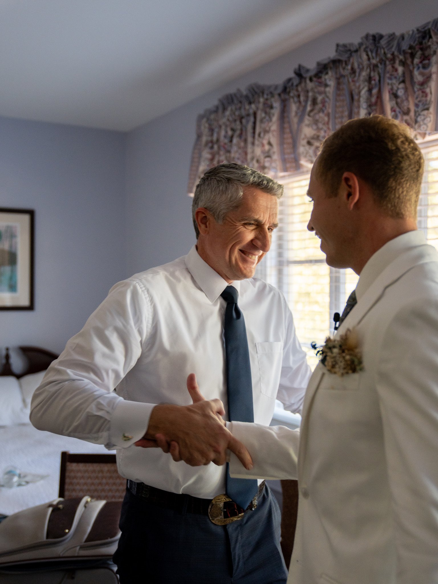 Cassidy & Jeffrey Glass: The wedding morning.